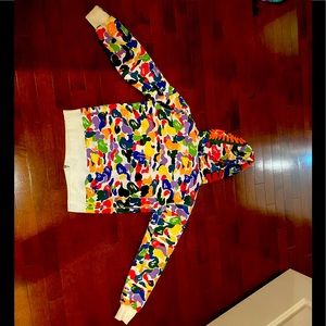 A bathing ape colourful hooded sweater. Excellent condition